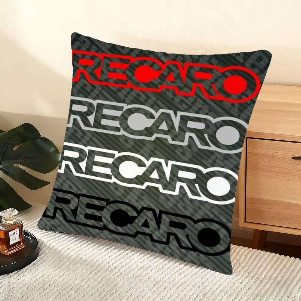 Kissenhülle seidiger kurzer Plüsch Home Sofa Kissenbezug - Verdeckter Reißverschluss Heimdekoration Cool Anime Cartoon R-Recaro