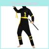 Cool Warrior Adult Male Ninja Costume For Festivals And Stage Performances In Polyester Fabric