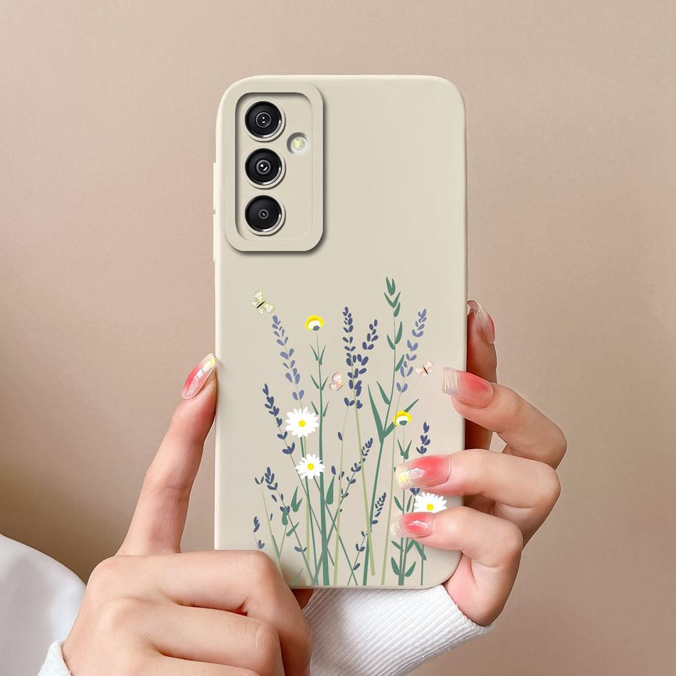 Cute Case For Samsung Galaxy A15 Funny Full Protection Soft Liquid Silicone Anti Choc Phone Cover For Samsung A15 A 15 Fundas