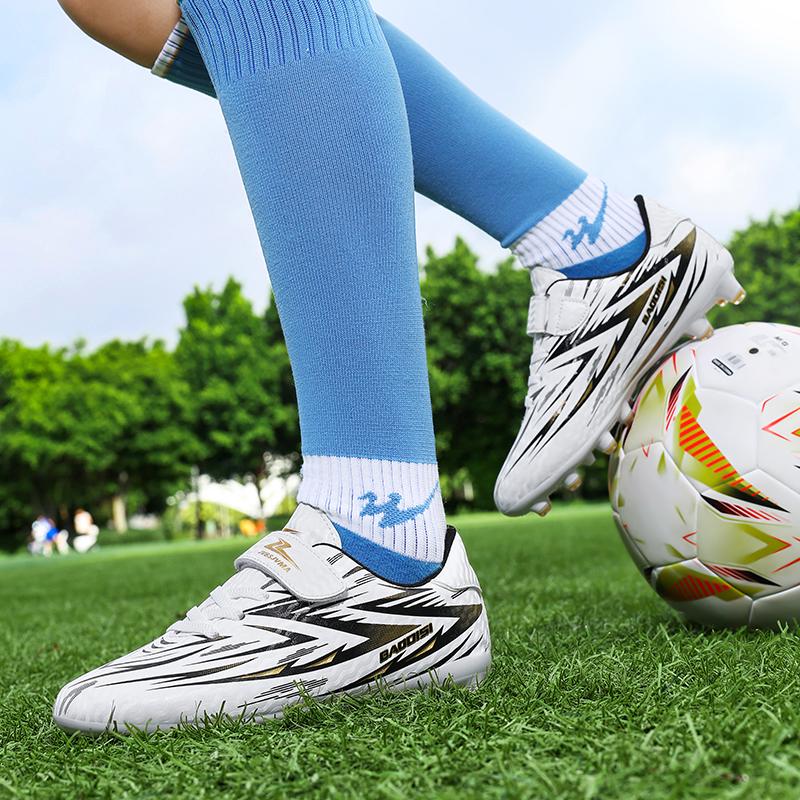 Neue Fußballschuhe Kinder Rutschfest Stollen Fußballschuhe Kinder Hallenfußballplatz Stiefel Schneller Professioneller Sneaker28-39
