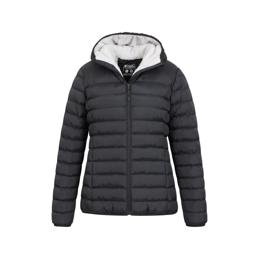 Mountain Warehouse Dame/Dame Faux Fur Fôret, polstret jakke