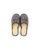 Women's winter slippers with a sleeping cat graphic 36