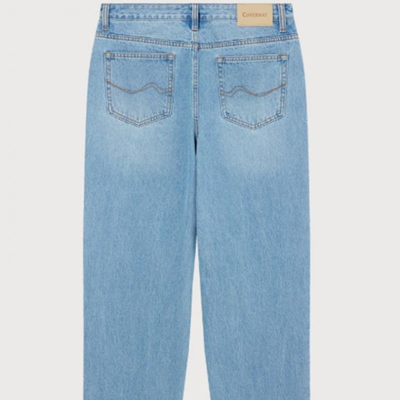 Pantaloni din denim spălați Covernot Regular B1 Co2501pt08 Bk Sb Bl Lb