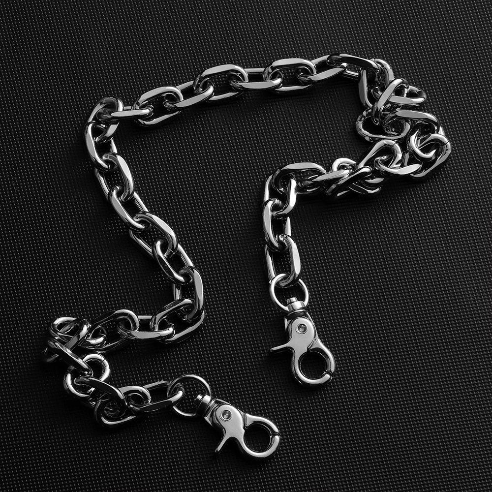 Metal Single Strands Rock Punk Pants KeyChain Biker Link Wallet Chain Belt Hip Hop Jewelry