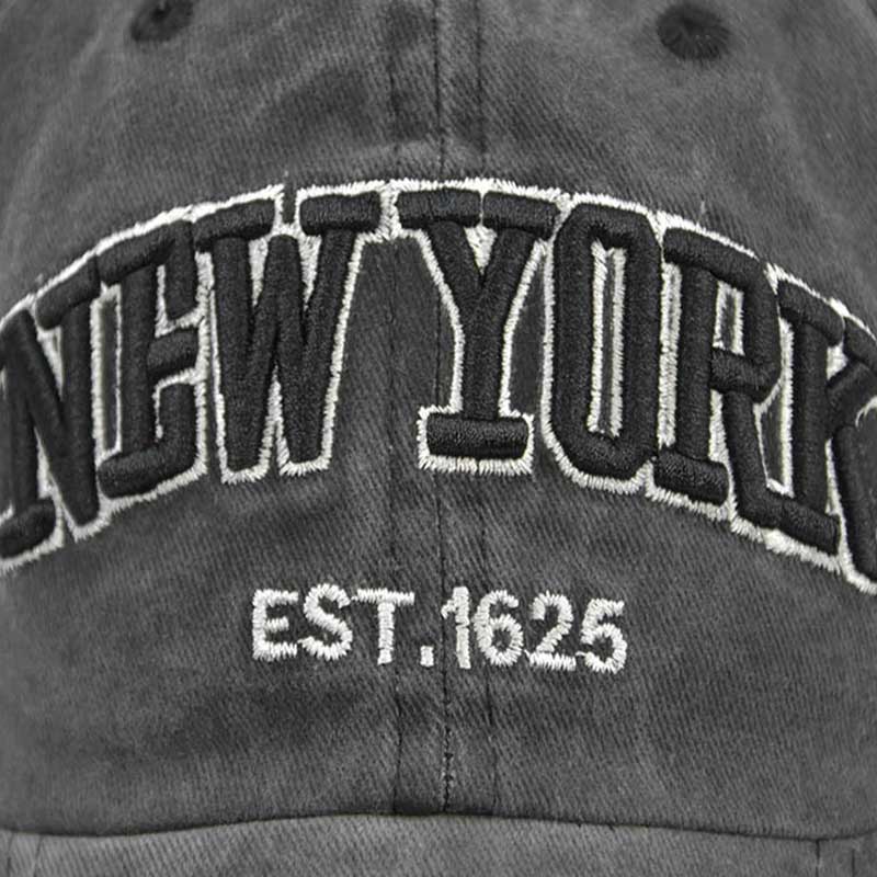 Mode NEW YORK Stickerei Baseballkappen Outdoor Freizeit Erwachsene Sonnenhüte Hip Hop Hut Sport Golfkappen Wasserwäsche Snapback Hüte