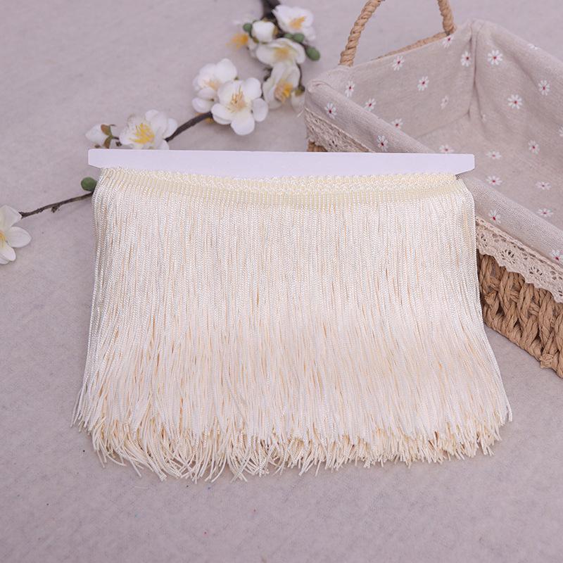 Polyester Fringe Tassel Trim (10-20cm) for Stage Costumes, Curtains, Carpets, and Lace Decorations