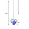 Heart Rainbow Pendants Window Hanging Chandelier Crystals Prisms for Decor