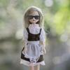 STOBOK 160pcs Doll Glasses Toys, Mini Doll Sunglasses Miniature Doll Eyeglasses Black Sunglasses Doll Costume Accessories for DIY Doll Dressing