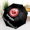 1 PC Automatic Folding Umbrella - Eintracht Frankfurt Custom Name Pattern, Portable & Foldable Design with 8 Ribs, Christmas Birthday Gifts