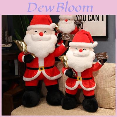 Super Large Santa Claus Plush Toy With White Beard Christmas Gift For Kids Stuffed Animal Grandfather Doll Characters)