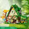 Romantic Fairy Tale Building Blocks Model Coffee House and Fantasy Candy House Creatively Assemble Puzzle Toy Gifts for Girls