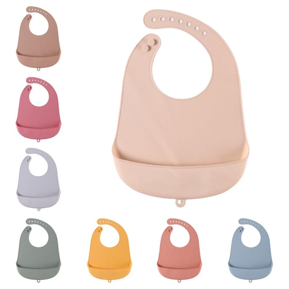 Waterproof Child Feeding Bib Silicone Meal Bib New Baby Bib