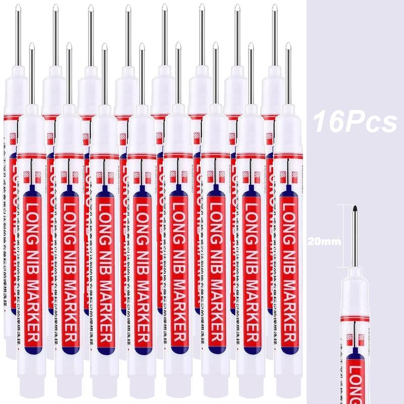 4-100 Stück 20mm Tiefloch Lange Spitze Kopf Marker Für Metall Perforierstift Wasserdicht Badezimmer Holzbearbeitung Dekoration Mehrzweck
