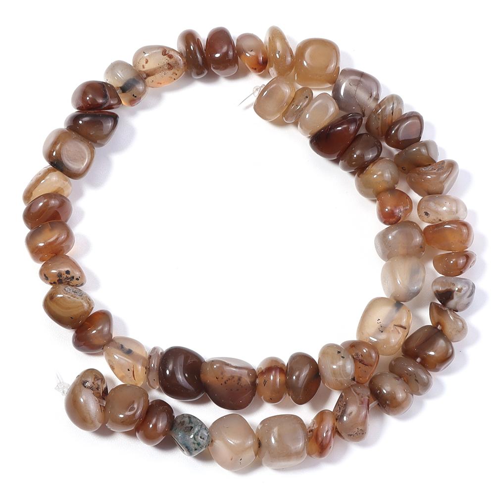42-46pcs/lot 8-10mm Irregular Agate Beads Natural Stone Beads For Jewelry Making DIY Bracelet Necklace Loose Beads Accessories