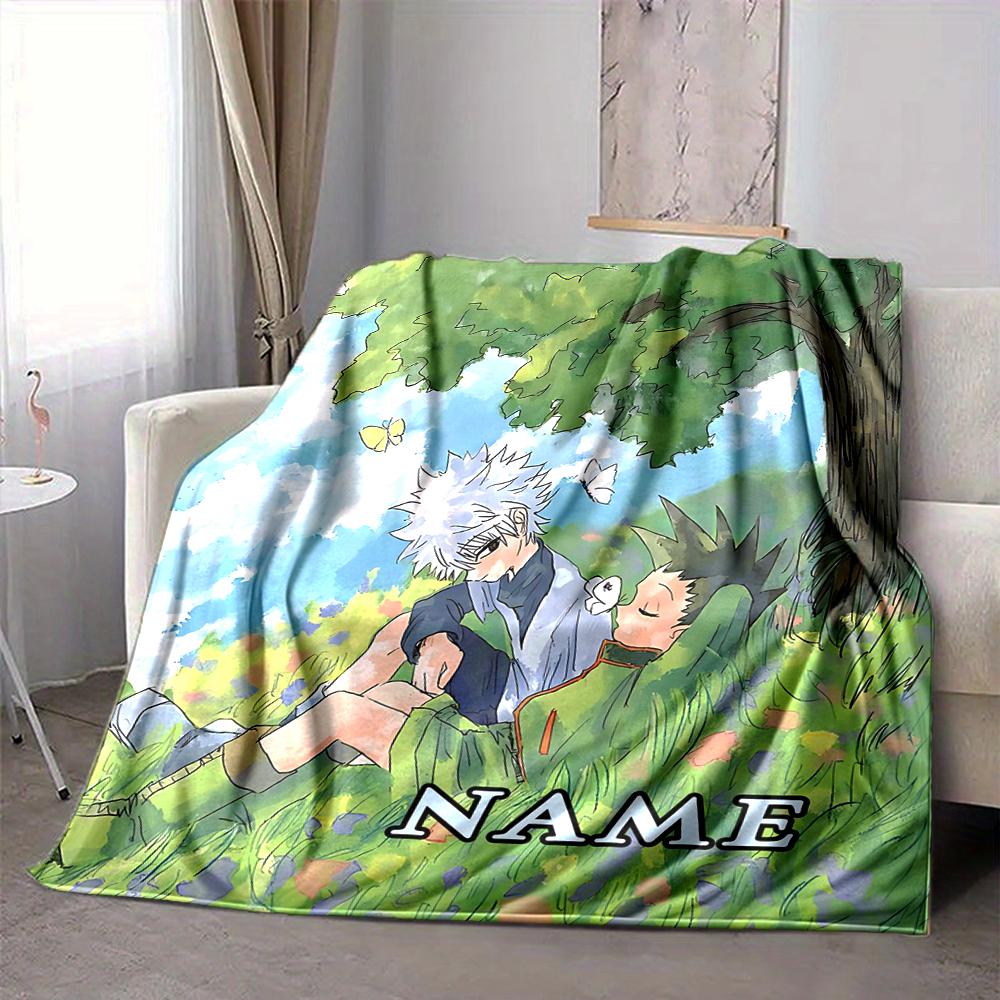 Custom 1pc Name's Adventure Blanket, Soft And Comfortable Blanket, Casual Warm, Camping Travel Blanket, Birthday Gift Q912129