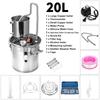 220V-240V 12L/20L/33L Stainless Steel Distiller Small Brewing Equipment Wine Making