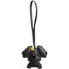 Adorable Curly Dog Keychain PU Leather Bag Charm With Secure Metal Hook For Purse Backpack Decoration Lightweight Design