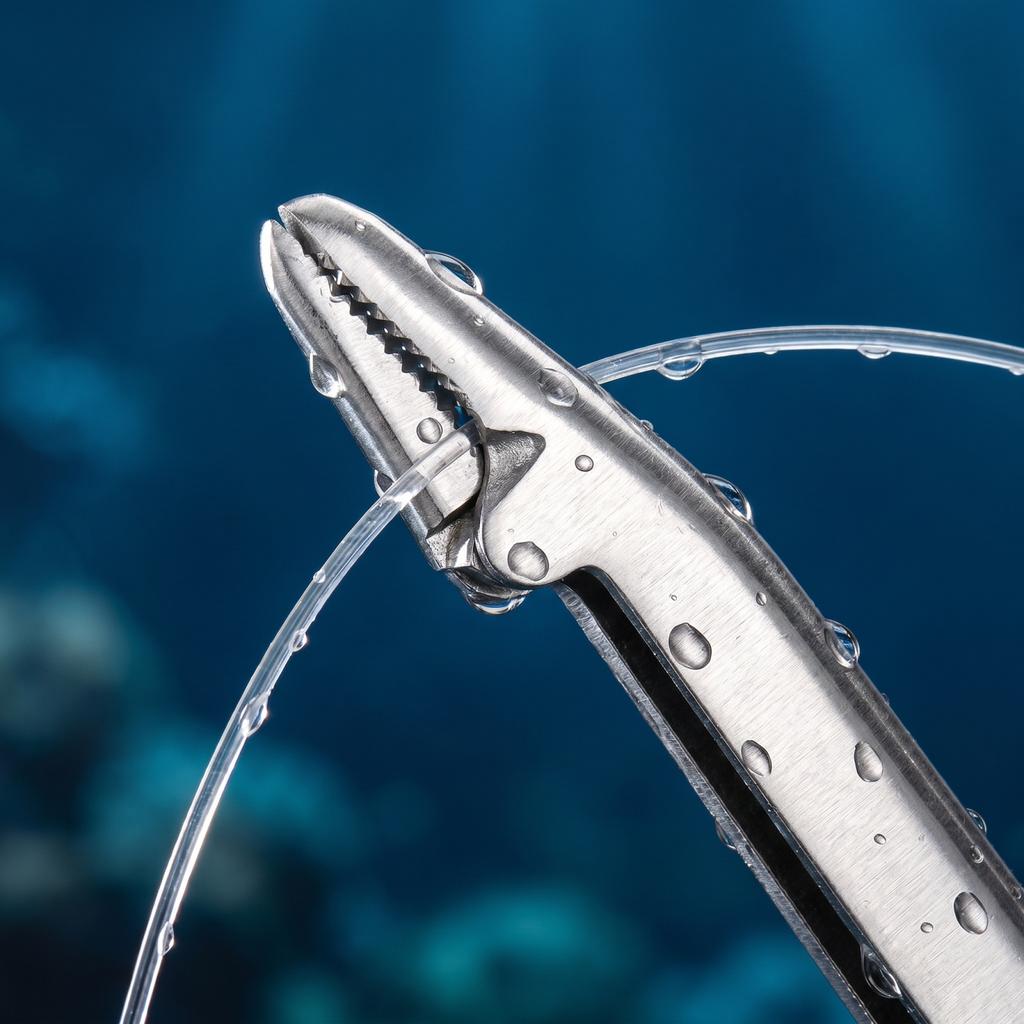 Stainless Steel Fish Hook Remover Fishing Tool Ergonomic Handle Hook Extractor for Outdoor Angling and Tackle Management