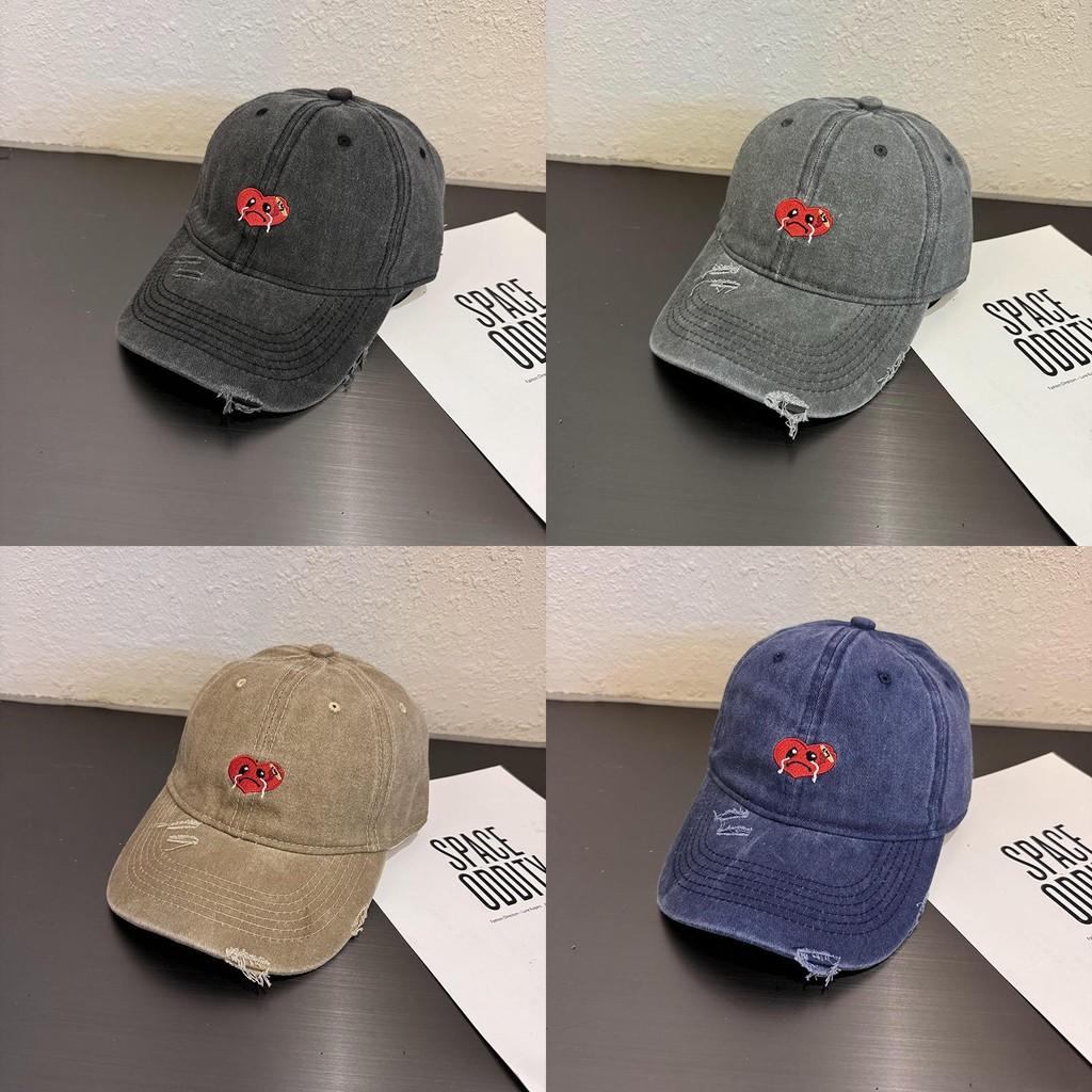 Shaped Crying Heart Baseball Hat With Adjustable Sun Protection Breathable Gift