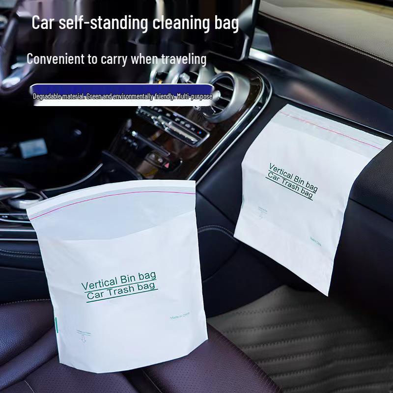 Selbststehender Müllbeutel für Badezimmer und Auto