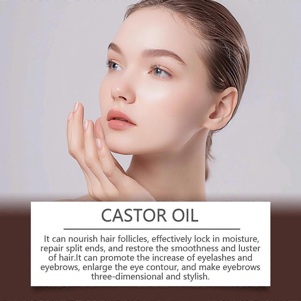 Limited time!!Hoygi Organic Castor Oil Is A Nourishing And Hydrating Oil For The Body, Skin, Eyebrows And Hair, As Well As A Massage And Care Oil