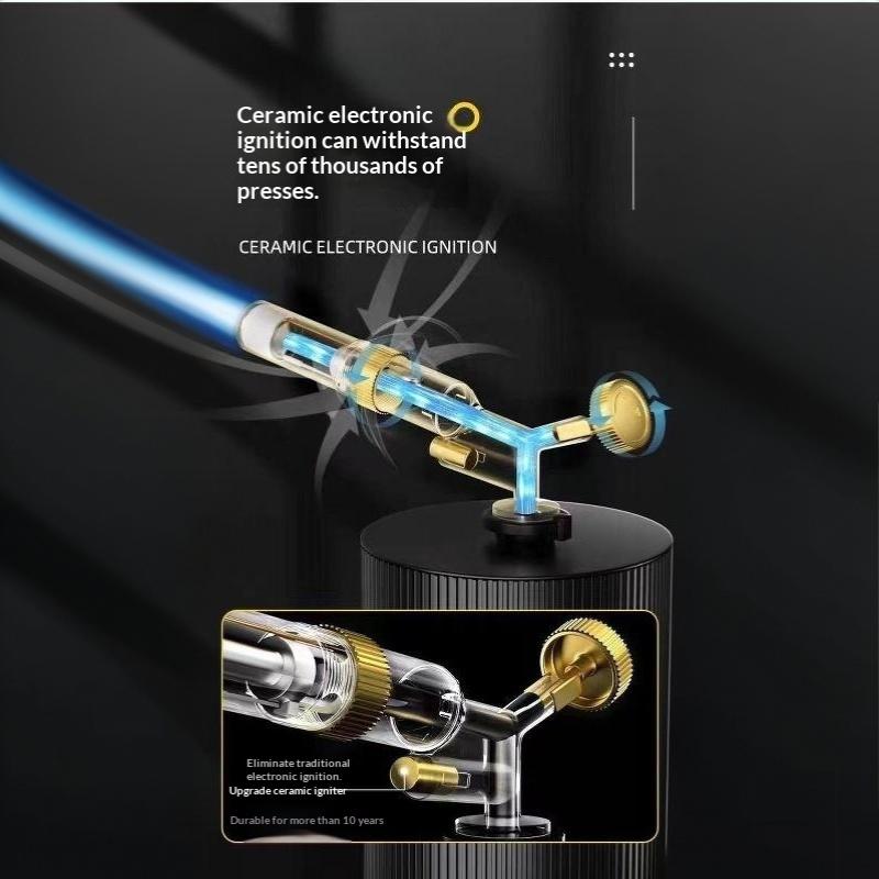 Auto Ignition Gas Torch Welding Torch Flame Blower Gas Burner Brazing Cooking Barbecue Kitchen Baking Tool