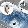 Universal metal Pop-Up Bounce Core Basin Drain Filter Hair Catcher Sink Strainer Bathtub Stopper Bath Plug Bathroom Tool