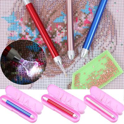 Crafts Cross Stitch Sewing Accessories Angled Tip Diamond Painting Tool Point Drill Pen Lighting Point Pen 5D Diamond Painting