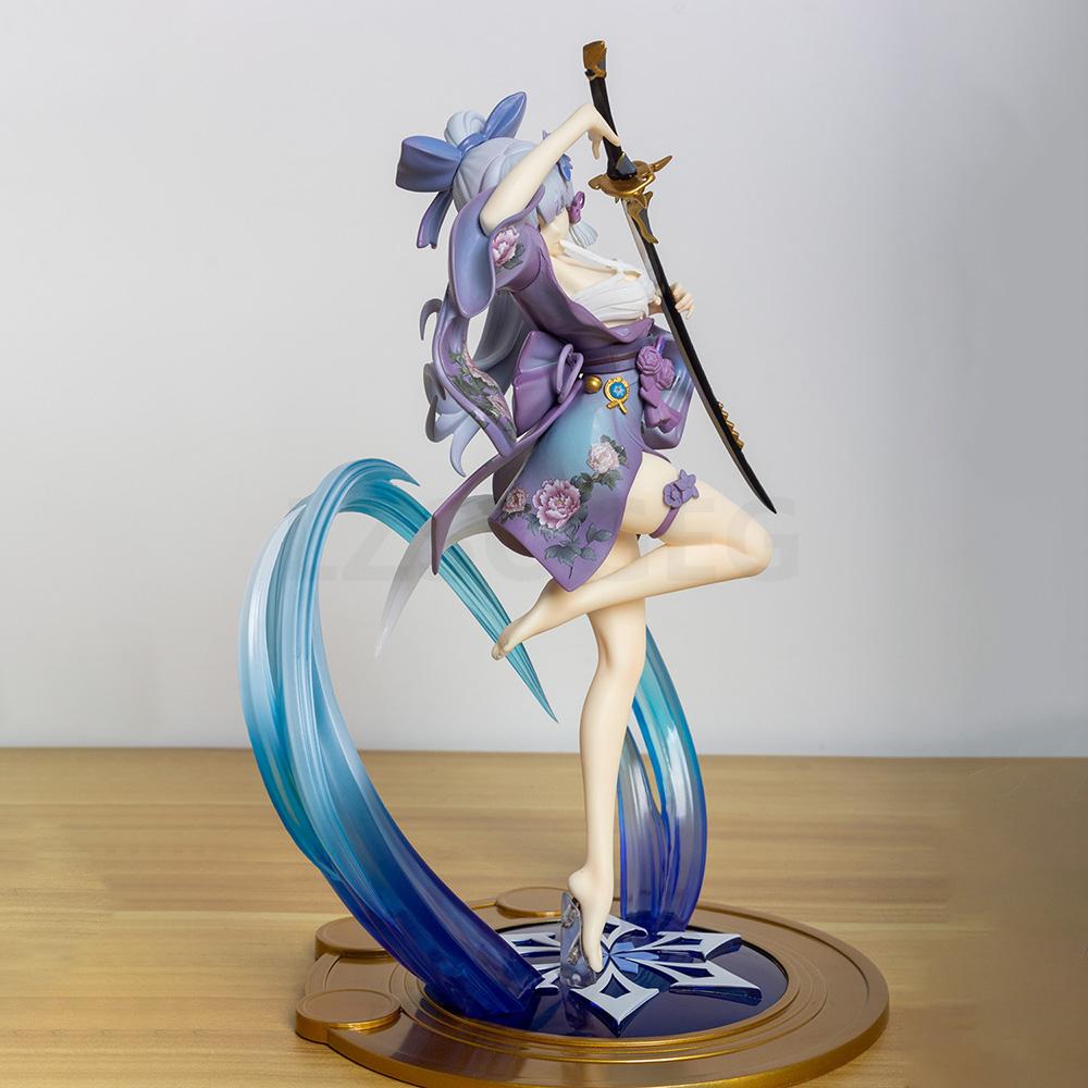 27cm Genshin Impact Kamisato Ayaka PVC Action Figure Anime Figure Model Toys Collection Desk Doll Gifts
