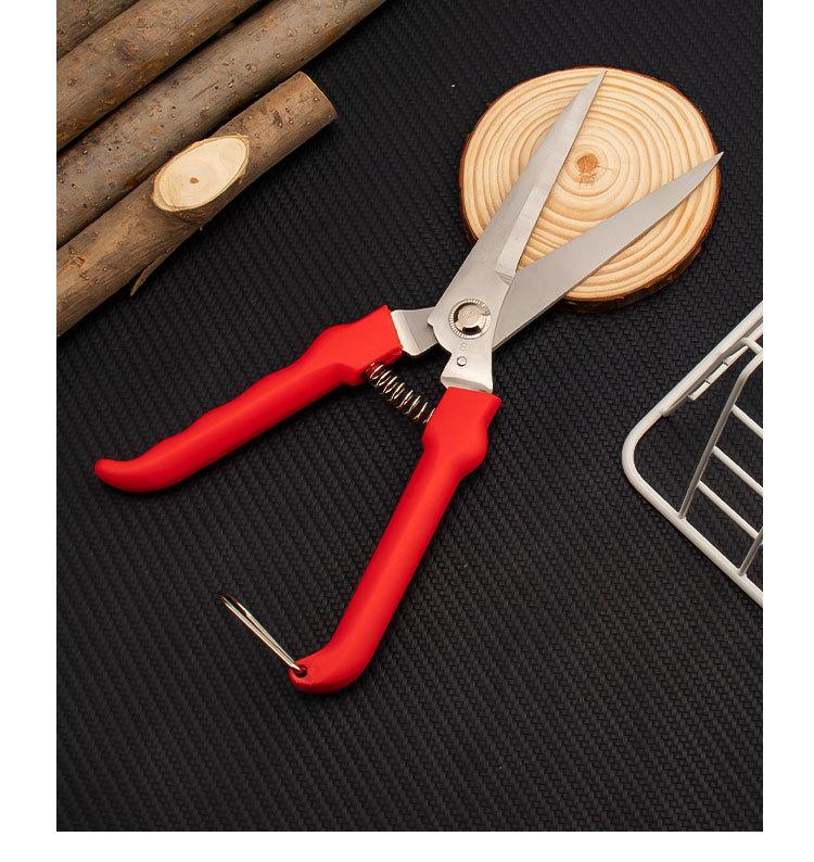 Stainless Steel Pruning Shears Labor-saving Fruit-picking Shears Branch Shears Flower Potted Plants Garden Tools