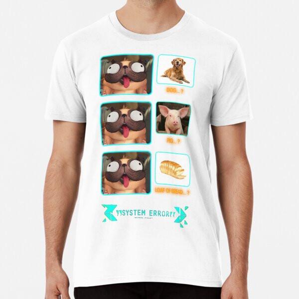 Dog Pig Loaf of Bread Premium T-Shirt S To 5XL Made In the AU/USA T-Shirt