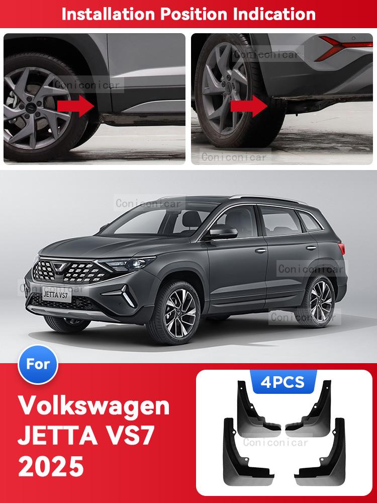 For Volkswagen JETTA VS7 2025 Mud Flaps Splash Guard Mudguards MudFlaps Front Rear Fender Styling Car Protector Accessories