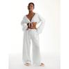 Women Summer Casual Straight Sweatpants, Loose Trendy Wide Leg Sports Long Trousers