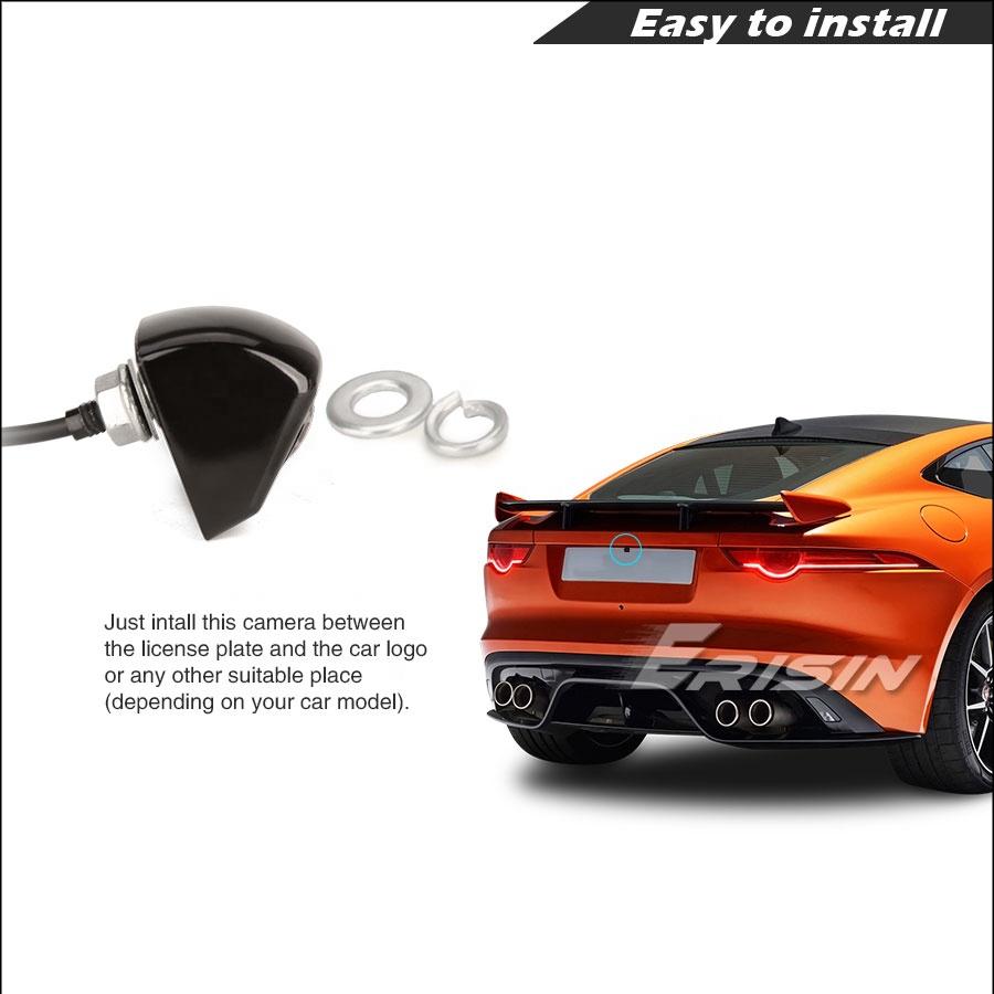 EU Stock Hot Selling Erisin ES586 AHD 1080P High Resolution Guide Line Car Rear View Camera for NTSC/PAL CVBS Camera GPS Radio
