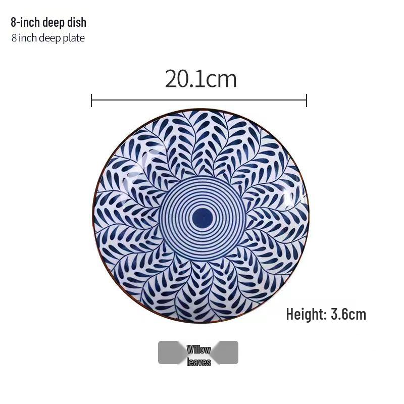 Microwaveable Japanese Ceramic Rice and Soup Bowl Set
