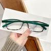 Retro classic small square frame reading glasses ultra light comfortable high definition for men and women