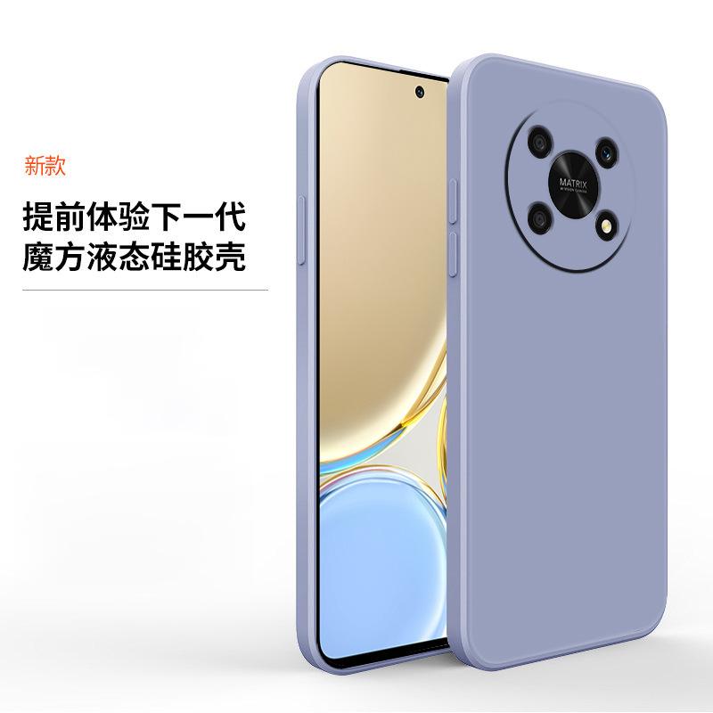 Suitable for Honor 11PRO Rubik's Cube straight edge liquid silicone mobile phone case Honor Magic1 all-inclusive TPU protective case