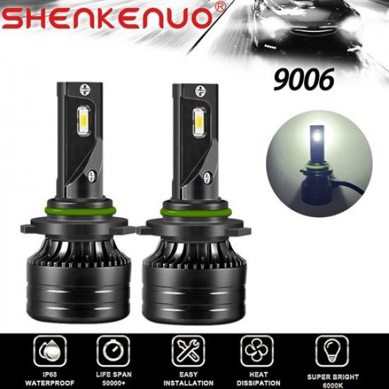 LED Headlight Kit 9006 HB4 6000K White Low Beam Bulb for Dodge Charger 2006-2010