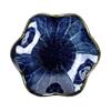 Yousheng Soy Sauce Dish Plate, Ceramic Lotus Leaf Design, High-Temperature Fired Unique Texture Jewelry Holder, for Soy Sauce Dipping Vinegar