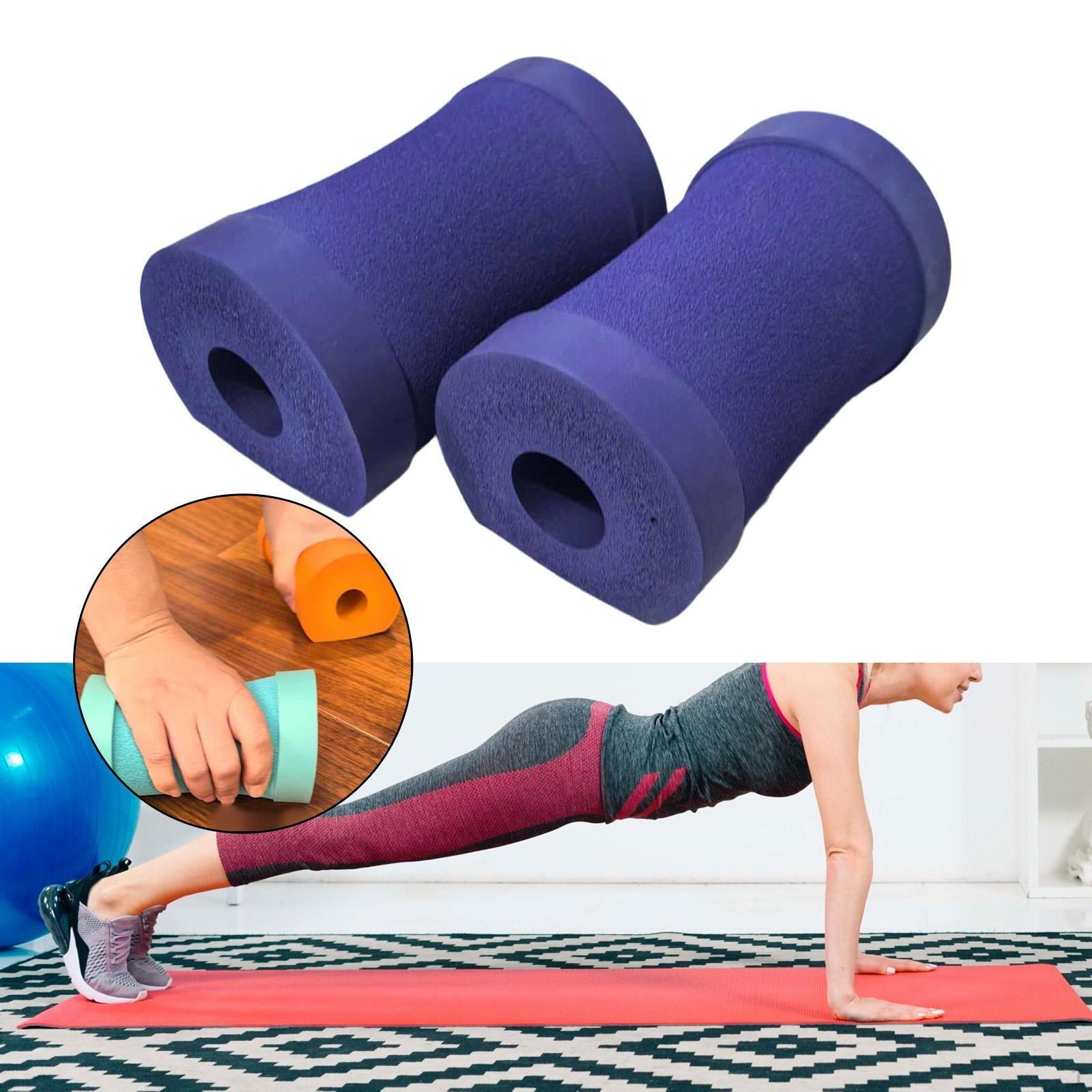 Подушечки для отжиманий для напольных тренировок, упражнений, комфорта, устойчивые пеноблоки, упоры для отжиманий темно-фиолетового