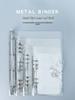 A7/A5/A6/A4/B5 Прозорий ПВХ планер на кільцях та з обкладинкою для блокнота