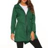 Women's Lightweight Raincoat For Women Waterproof Jacket Hooded Outdoor Hiking Jacket Long Rain Jackets Active Rainwear