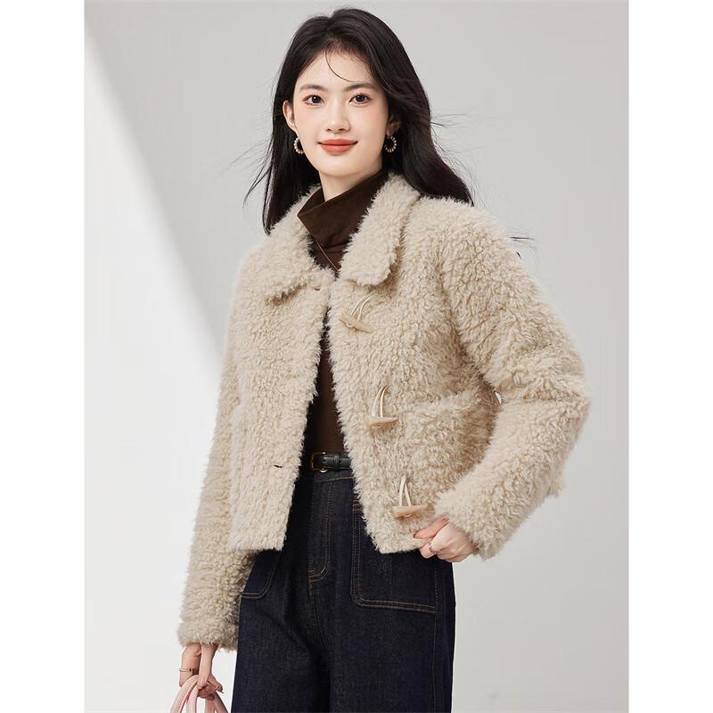 XinFeiYu Light Luxury Retro Faux Fur Winter Coat
