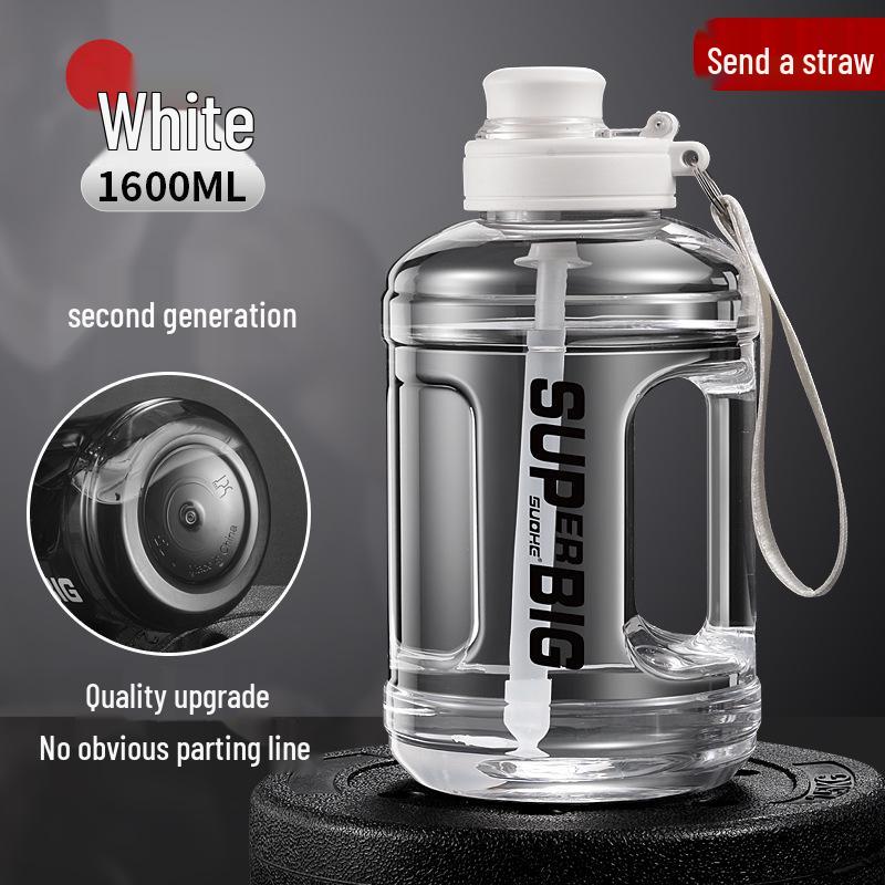 Ton Ton Large Capacity Sports Water Bottle with Straw