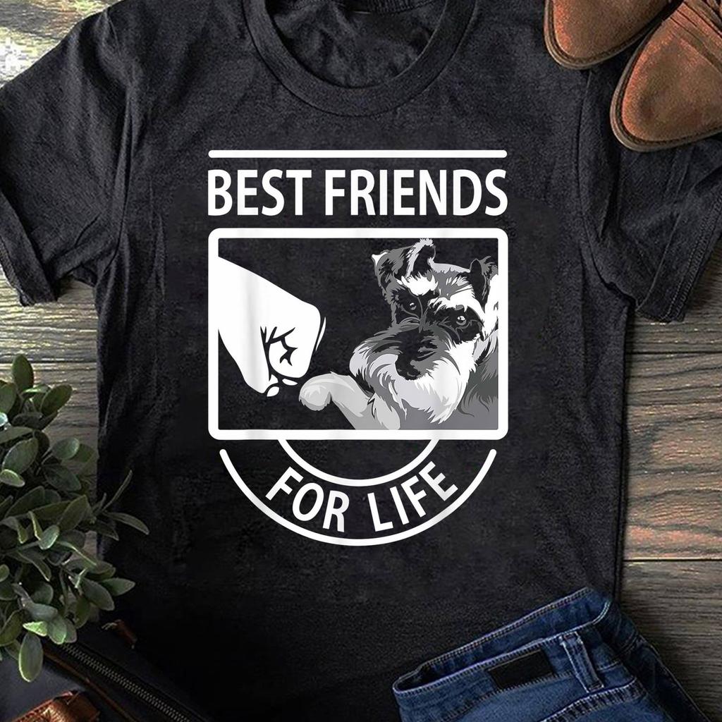 Schnauzer Best Friends For Life T-Shirt - Gift for Dog Lovers - Funny Dog - Schnauzer Lovers - Mother's Day - Dog Sweater