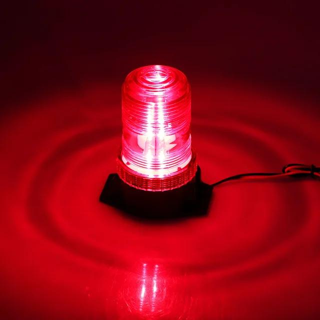 12 24V 48v 60 80v Lampeggiante Stroboscopico Luminoso 30 LED da Tetto Luce di Emergenza per Carrelli Elevatori ambra blu rosso