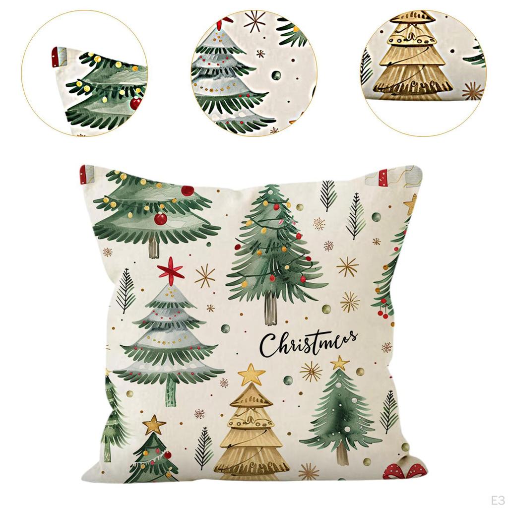 Christmas Decorative Pillow Cover for Home Use, Cushion Case Winter