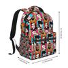 The Andy Warhol Team Backpack Student Boys Girls BookBag Kids School Bag Laptop Shoulder Bags for Men Women