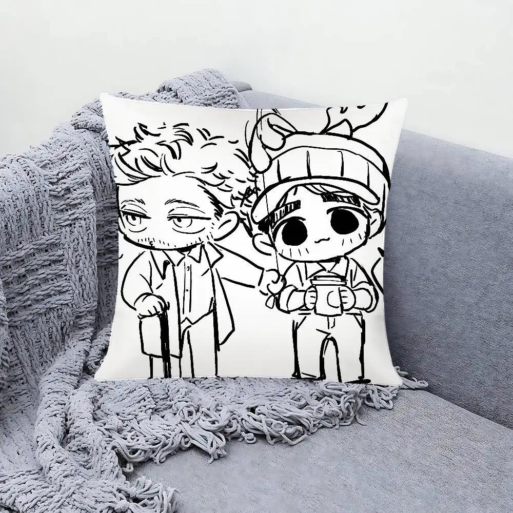TV H-House MD Cute Pillow Case Cushion Cover Soft Cute Throw Pillow Case For Car Sofa Pillowcase Polyester With Zipper