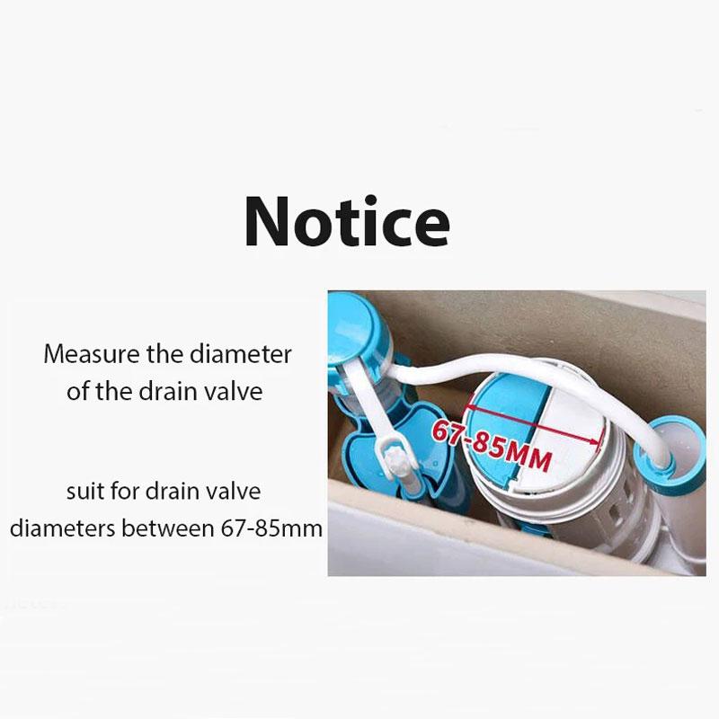 Toilet Automatic Flush Sensor Touchless Toilet Flush Button Intelligent Automatic Toilet Flushing Button On-Touch Drain Switch